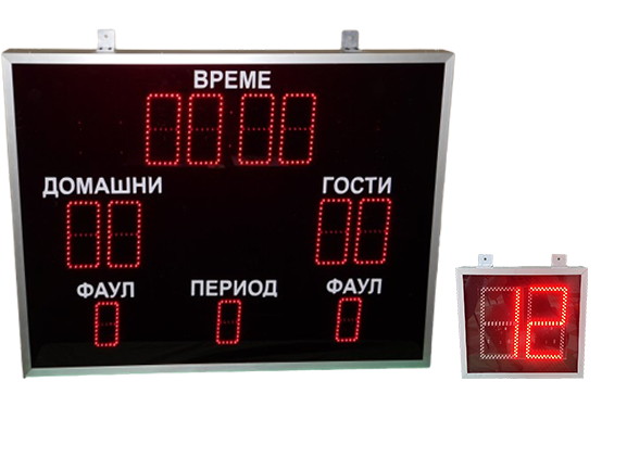 B3SB-001 семафор за баскет 3×3 со приказ за 12 секунди